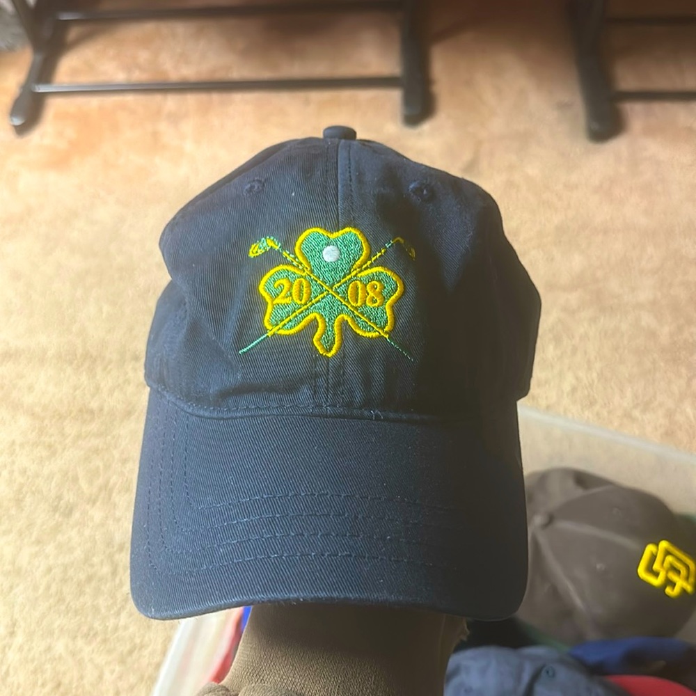 Irish Golf Adjustable Hat Great Brim Condition